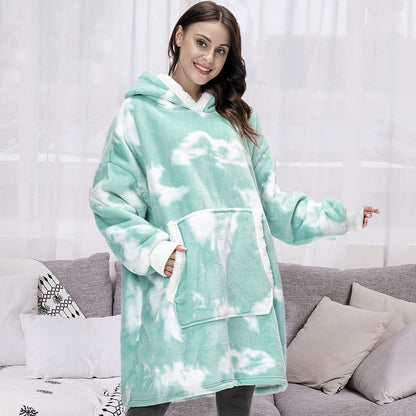 Wearable Blanket With Sleeves Winter Pullover