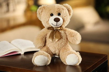 Cute Colorful Bow Tie Bear Doll
