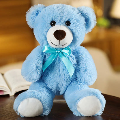 Cute Colorful Bow Tie Bear Doll