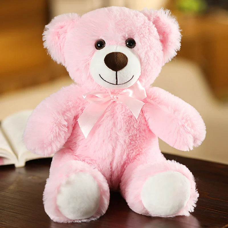 Cute Colorful Bow Tie Bear Doll