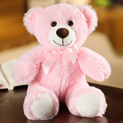 Cute Colorful Bow Tie Bear Doll