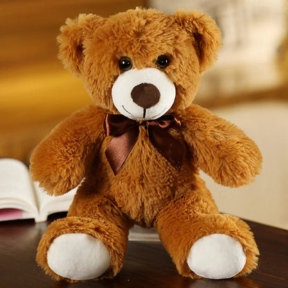 Cute Colorful Bow Tie Bear Doll