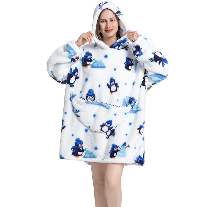 Wearable Blanket Hoddie - Family package