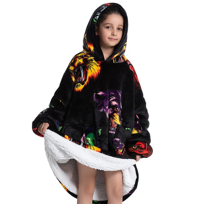 Oversized Wearable Blanket Hoodie - Family pack