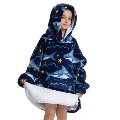 Oversized Wearable Blanket Hoodie - Family pack