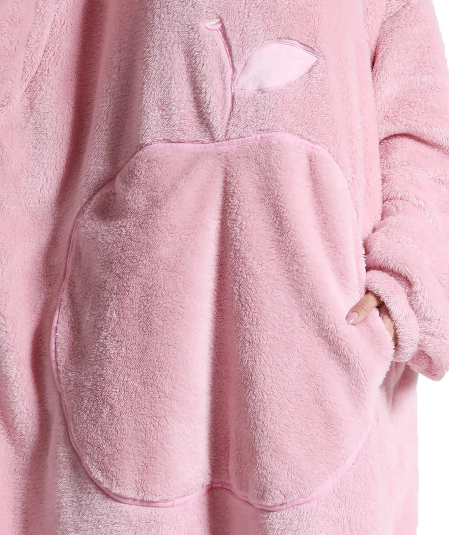 Apple Design Wearable Blanket Hoodies - Unisex