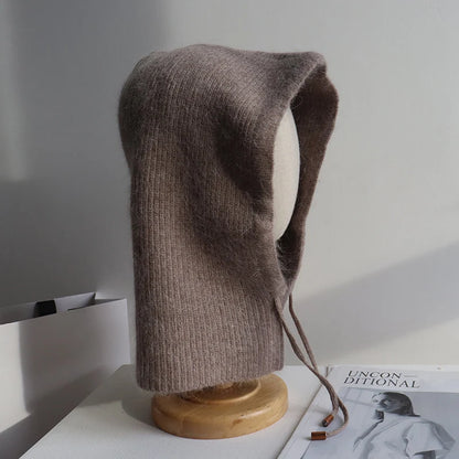SNUGWEAR Rabbit Fur Knitted Scarf