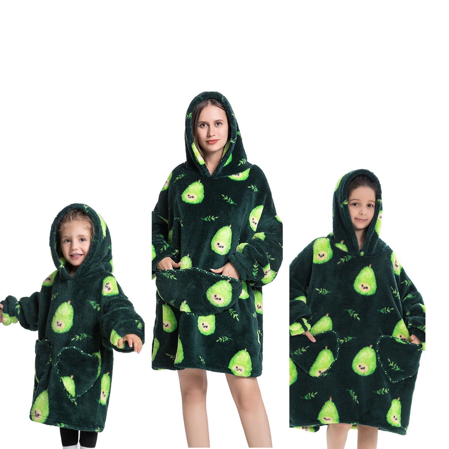 Wearable Blanket Hoddie - Family package