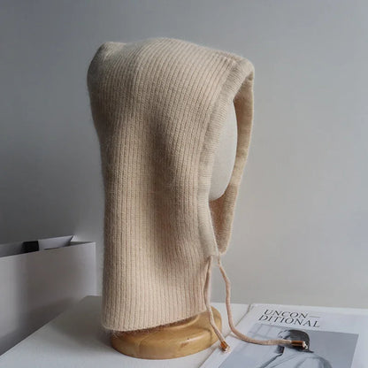 SNUGWEAR Rabbit Fur Knitted Scarf