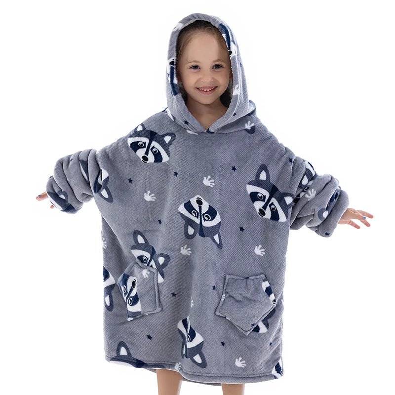 Oversized Wearable Blanket Hoodie - Family pack