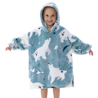 Oversized Wearable Blanket Hoodie - Family pack
