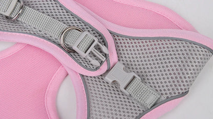 Adjustable Dog Harness Vest With Walking Leash