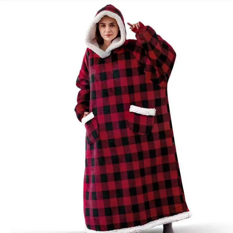 180cm Long Blanket Hoodies - Couple Version