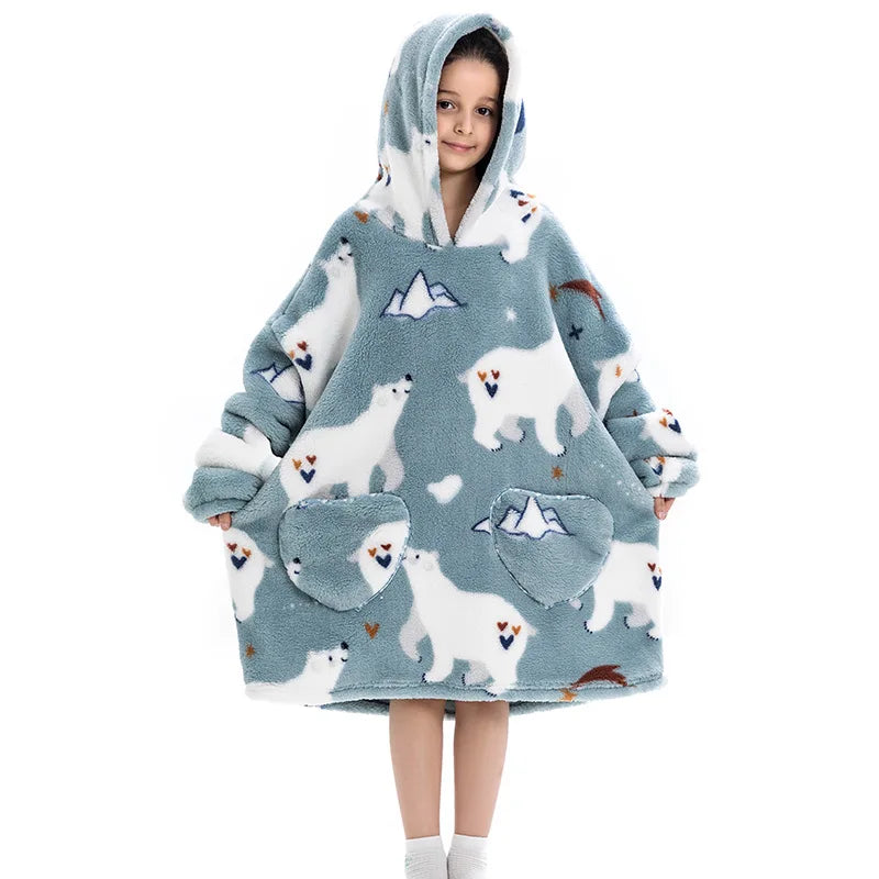 Snugwear Oversized Blanket Hoodie for Kids