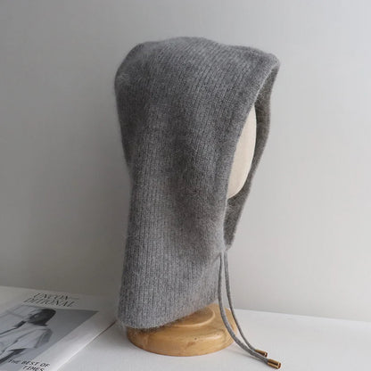 SNUGWEAR Rabbit Fur Knitted Scarf