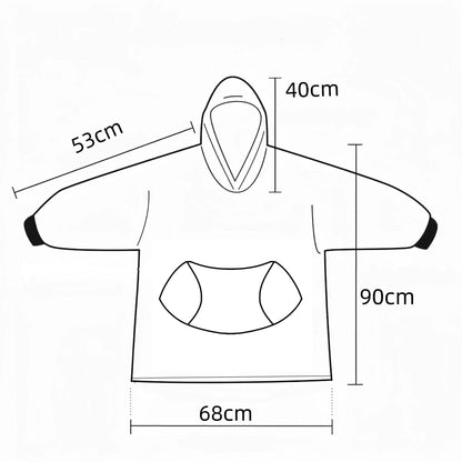 Premium quality Wearable Blanket Hoodie