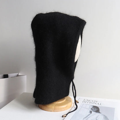 SNUGWEAR Rabbit Fur Knitted Scarf