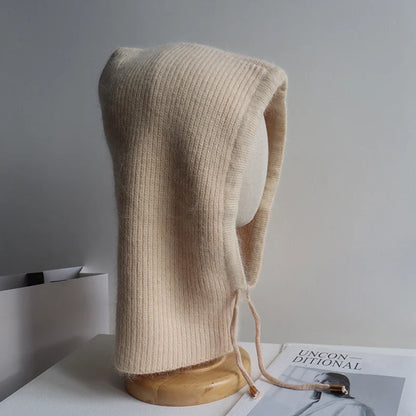 SNUGWEAR Rabbit Fur Knitted Scarf