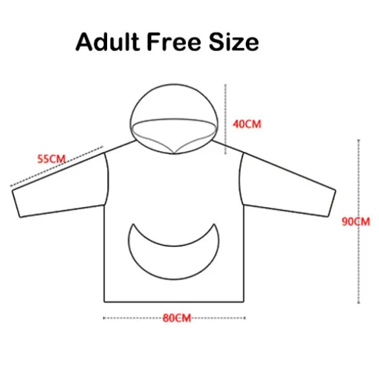 Snugwear Oversized Blanket Hoodie for Kids