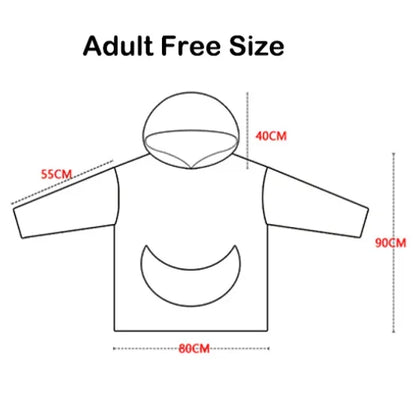 Snugwear Oversized Blanket Hoodie for Kids