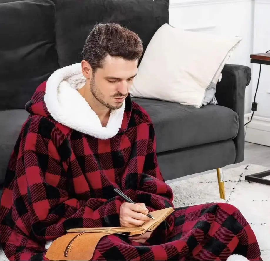 180cm Long Blanket Hoodies - Couple Version