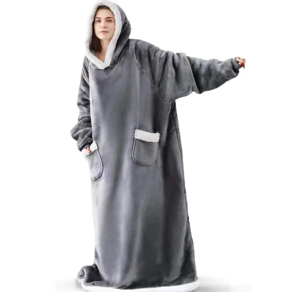 180cm Long Blanket Hoodies - Couple Version
