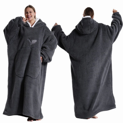 Apple Design Wearable Blanket Hoodies - Unisex