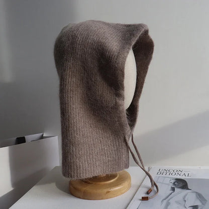 SNUGWEAR Rabbit Fur Knitted Scarf