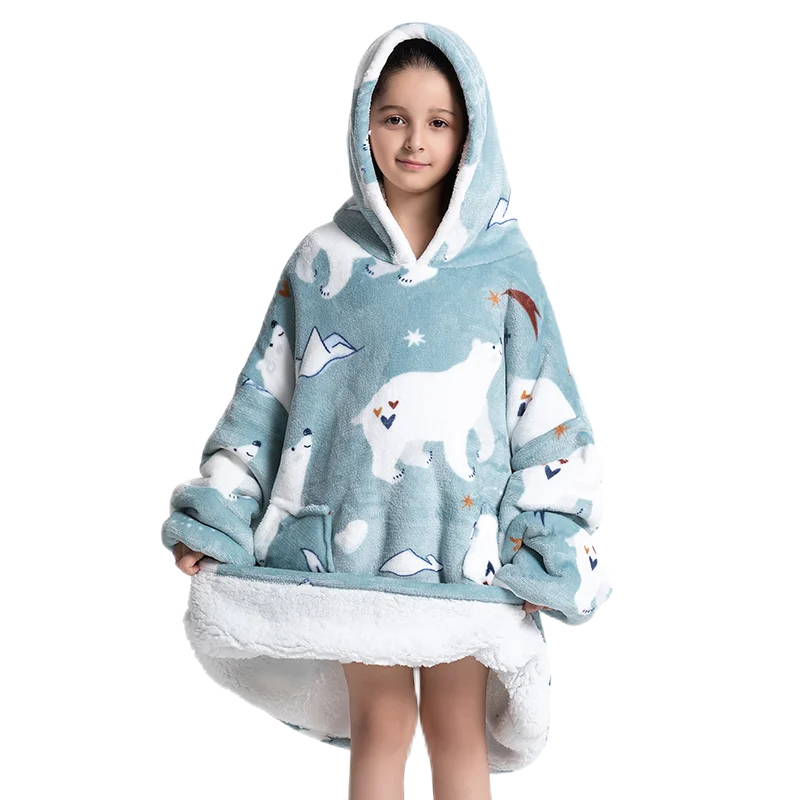 Oversized Wearable Blanket Hoodie - Family pack