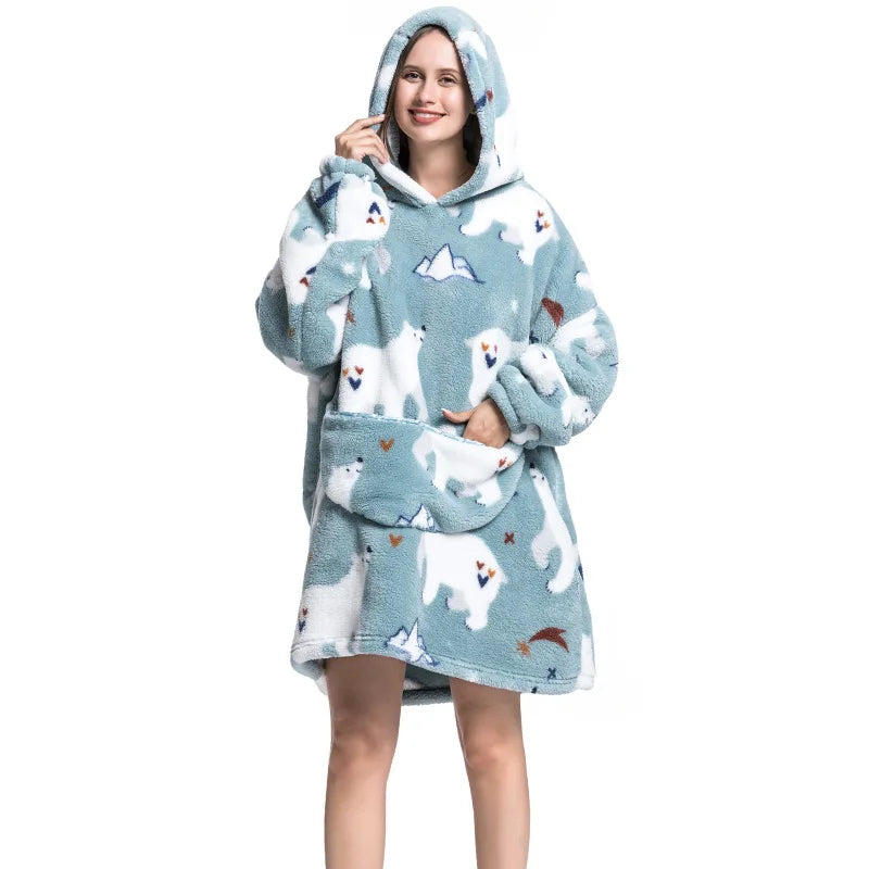 Wearable Blanket Hoddie - Family package