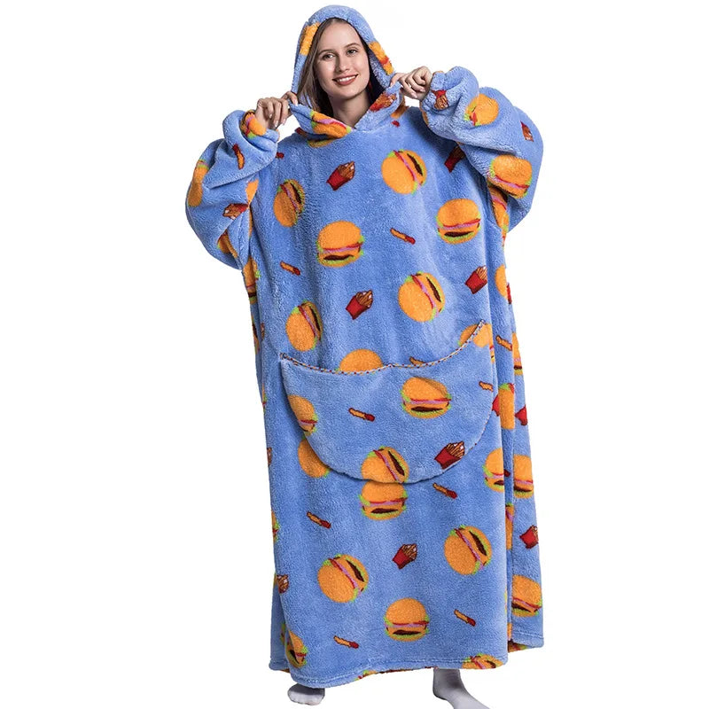 Oversized Premium Quality Blanket Hoodie - Unisex