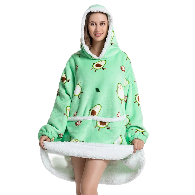 Oversized Wearable Blanket Hoodie - Family pack