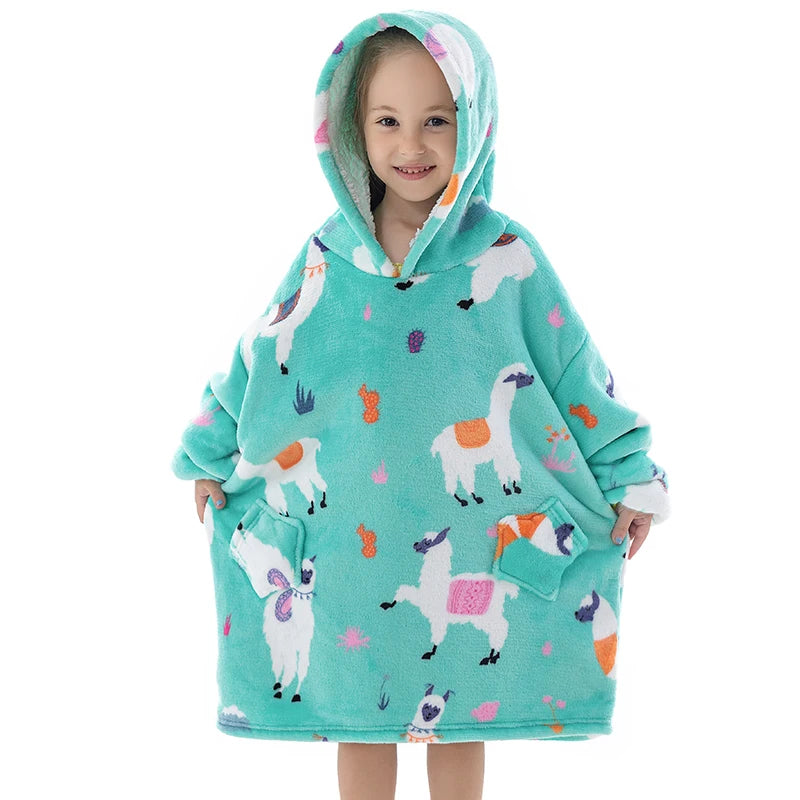 Oversized Wearable Blanket Hoodie - Family pack