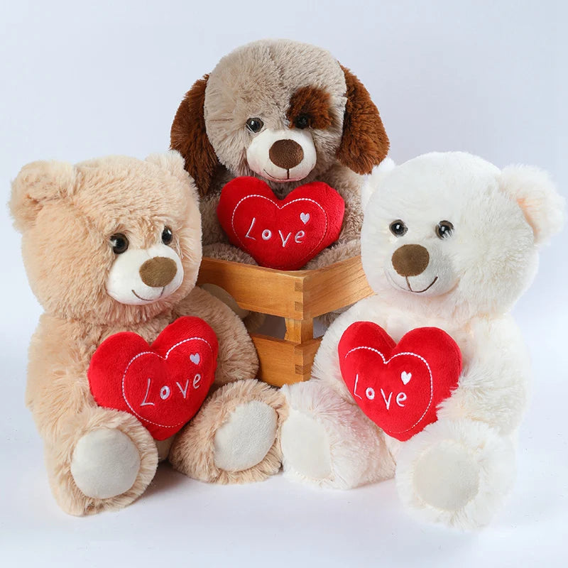 Cute Colorful Bow Tie Bear Doll