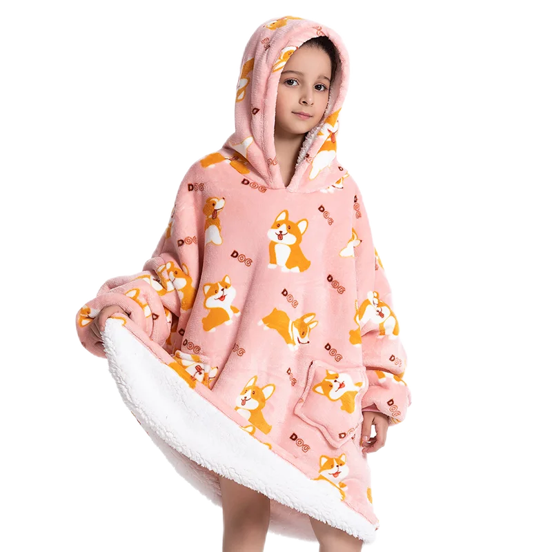 Oversized Wearable Blanket Hoodie - Family pack