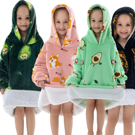 Oversized Wearable Blanket Hoodie - Family pack