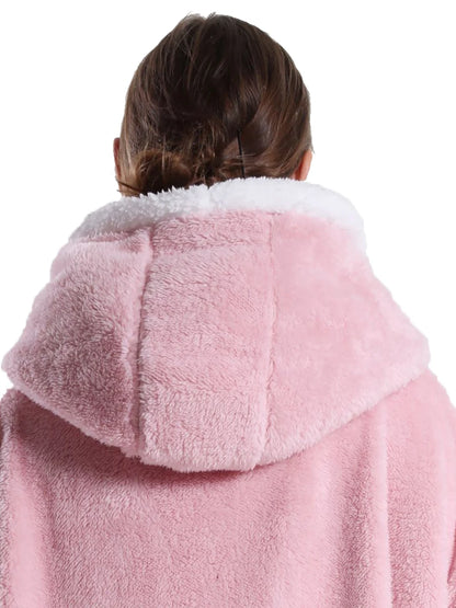 Apple Design Wearable Blanket Hoodies - Unisex