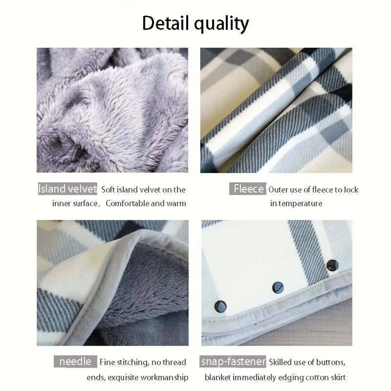 Wearable Shawl Blanket for Girls