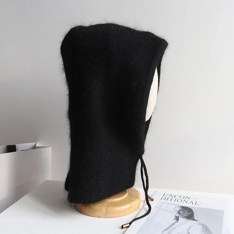 SNUGWEAR Rabbit Fur Knitted Scarf
