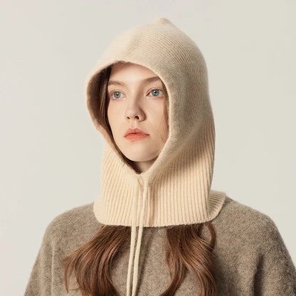 SNUGWEAR Rabbit Fur Knitted Scarf