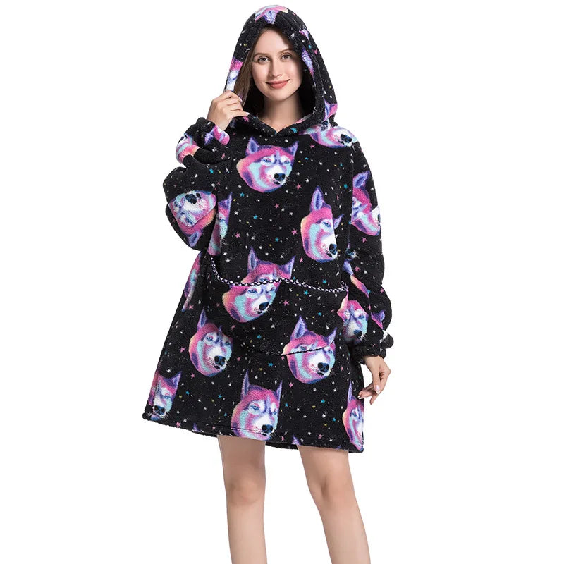 Wearable Blanket Hoddie - Family package
