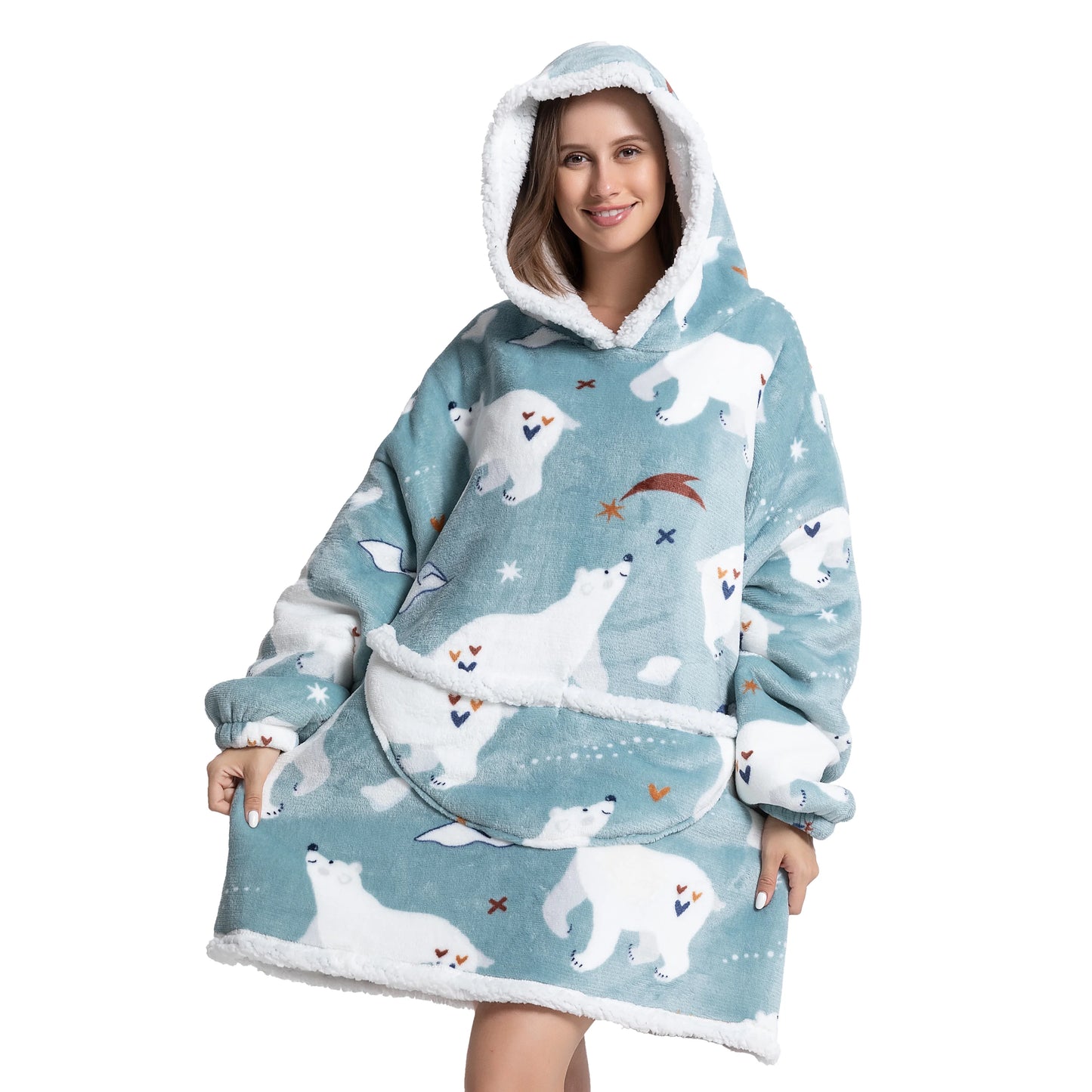 Oversized Wearable Blanket Hoodie - Family pack