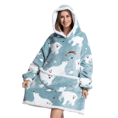 Oversized Wearable Blanket Hoodie - Family pack