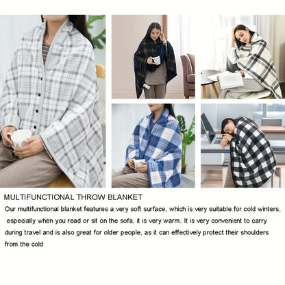 Wearable Shawl Blanket for Girls