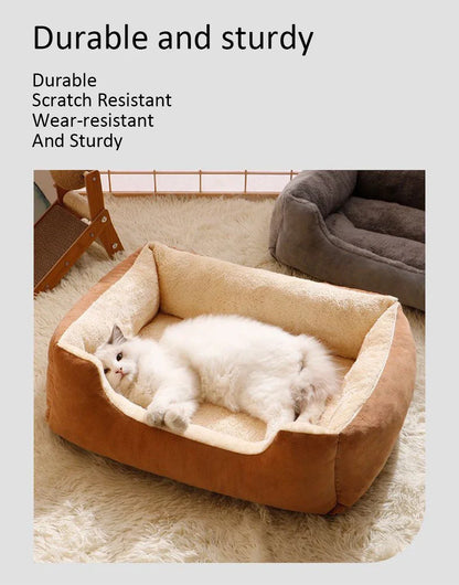 SNUGWEAR Basket House Bed for cats