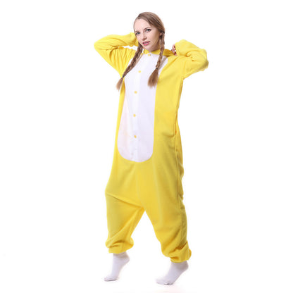 Oversized Women's Cartoon Animal One piece Pajamas