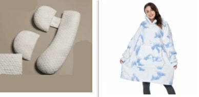 Wearable Blanket With Sleeves Winter Pullover