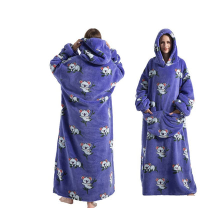 New Plus sized Fruit Designed Wearable Blanket Hoddie