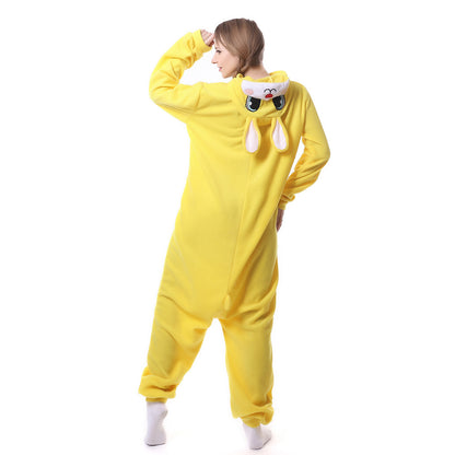 Oversized Women's Cartoon Animal One piece Pajamas