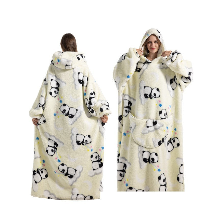 New Plus sized Fruit Designed Wearable Blanket Hoddie